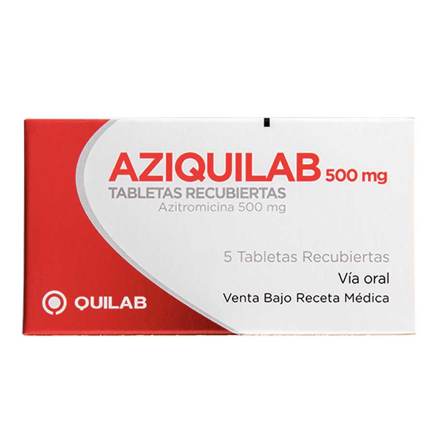 AZIQUILAB 500MG QUIFATEX PROP FARMA QUILAB Tabletas Recubiertas 428213