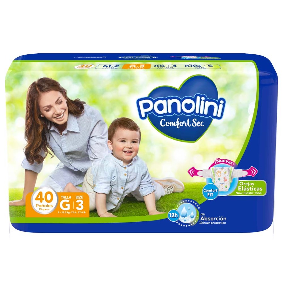  Pañal PANOLINI Comfort Sec Large 40 unidades428245