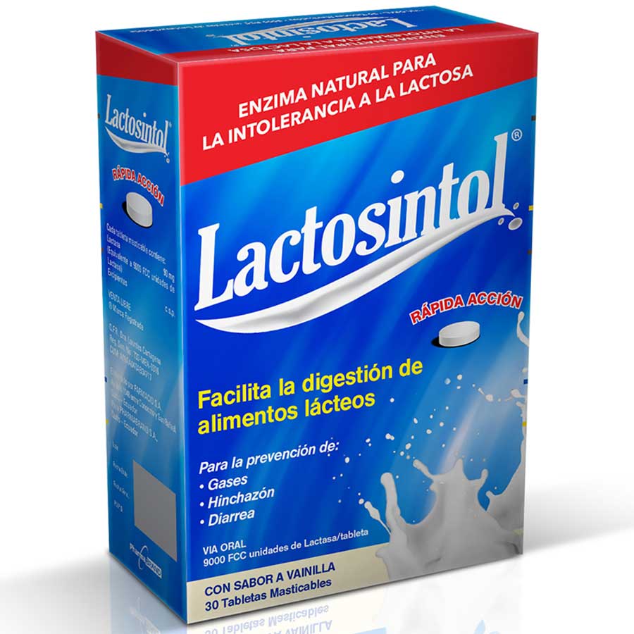  LACTOSINTOL Tableta Masticable x 30428253