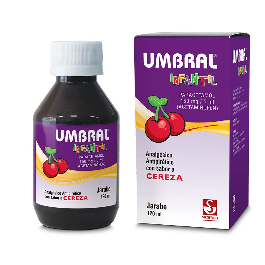  Analgésico UMBRAL 150 mg Jarabe 120 ml428255