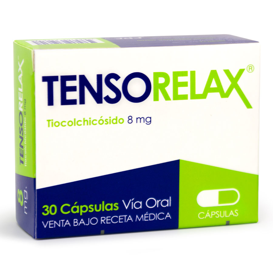 TENSORELAX 8MG FARMAYALA - ITALFARMA Cápsulas Forte428299