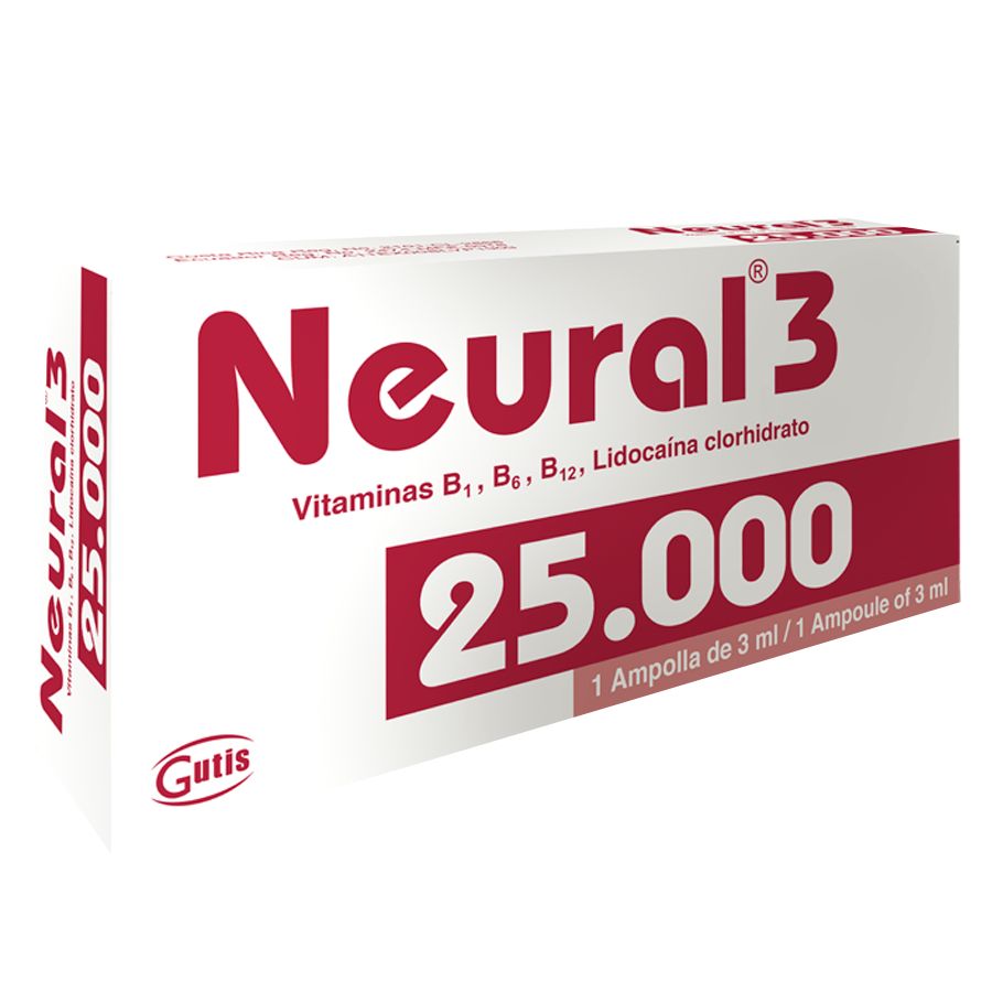 NEURAL 25000MCG GUTIS Ampolla Inyectable 428311