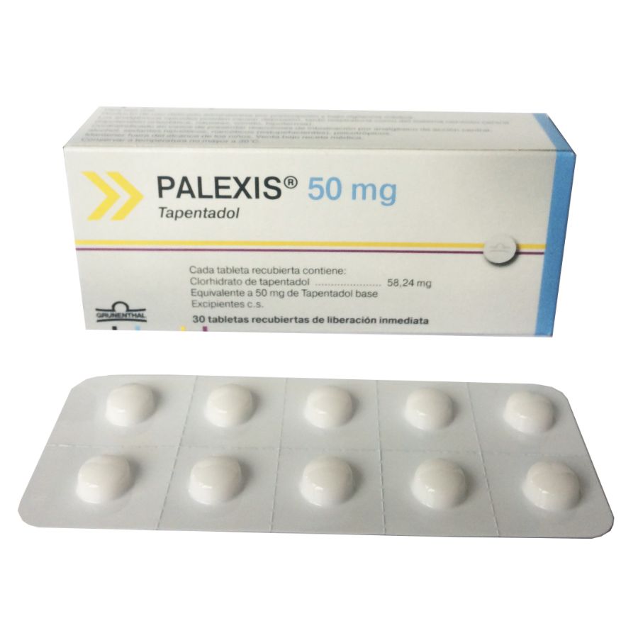 PALEXIS 50MG GRUNENTHAL Tableta Recubierta 428312