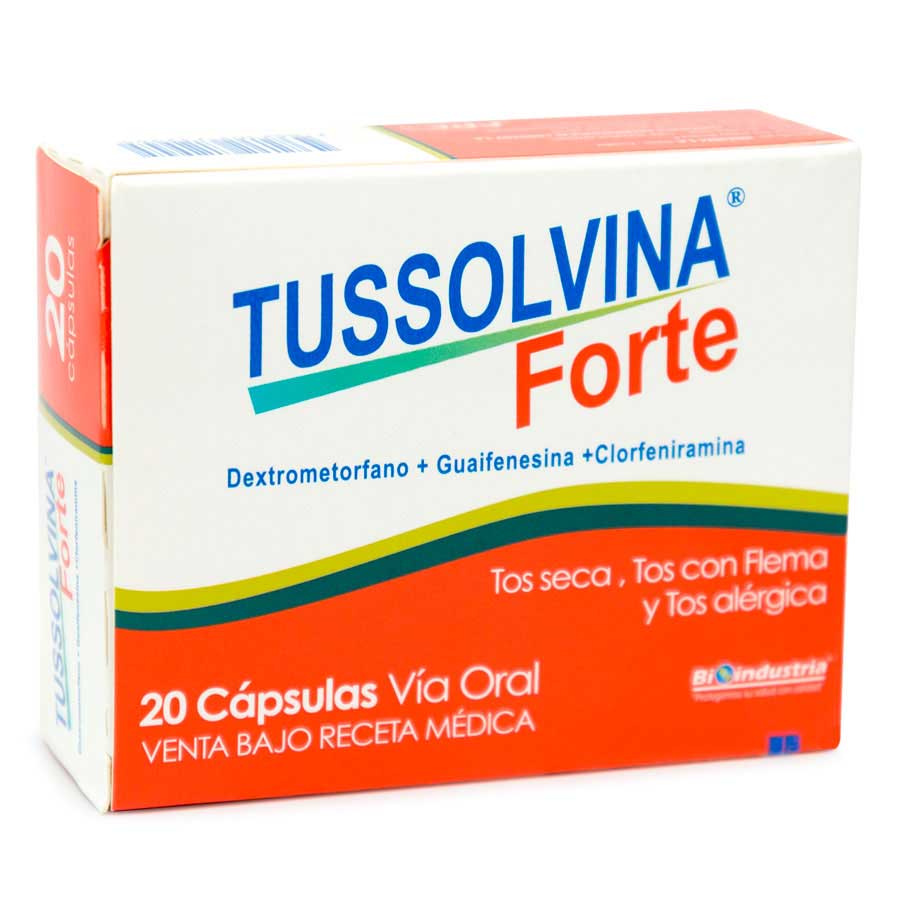 TUSSOLVINA 30/200MG FARMAYALA - FARMAYALA Cápsulas ForteMenta428333