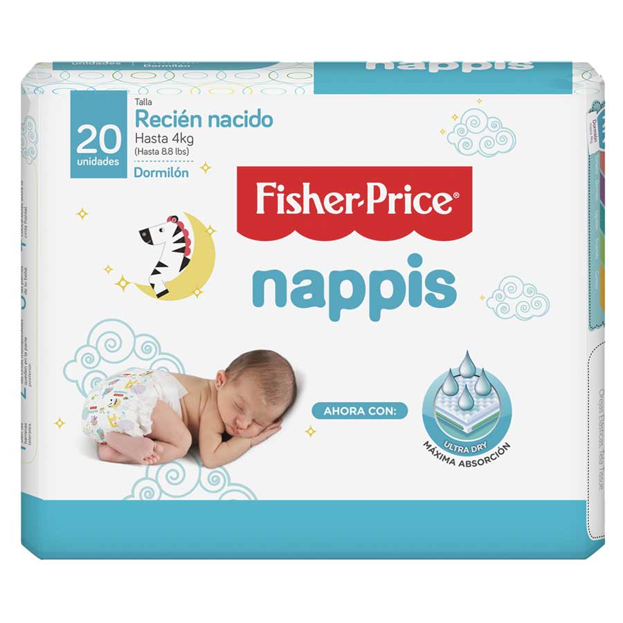  Pañal FISHER-PRICE Recién Nacido Recien Nacido 20 unidades428353