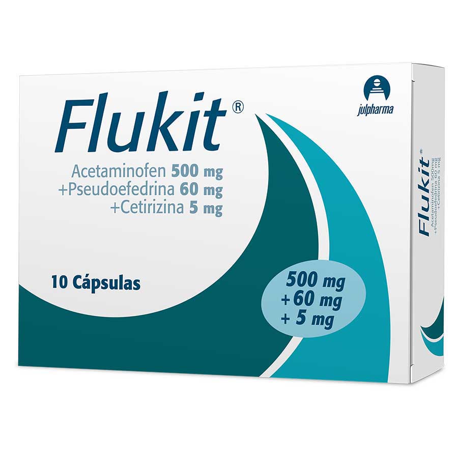 FLUKIT 500/60MG DYVENPRO FARMA COMERCIAL 3 Cápsulas 428427