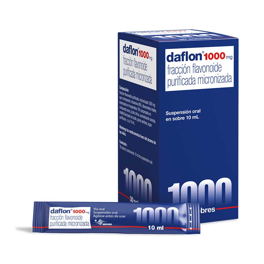 DAFLON 1000MG QUIFATEX REPR SERVIER Suspensión 428446