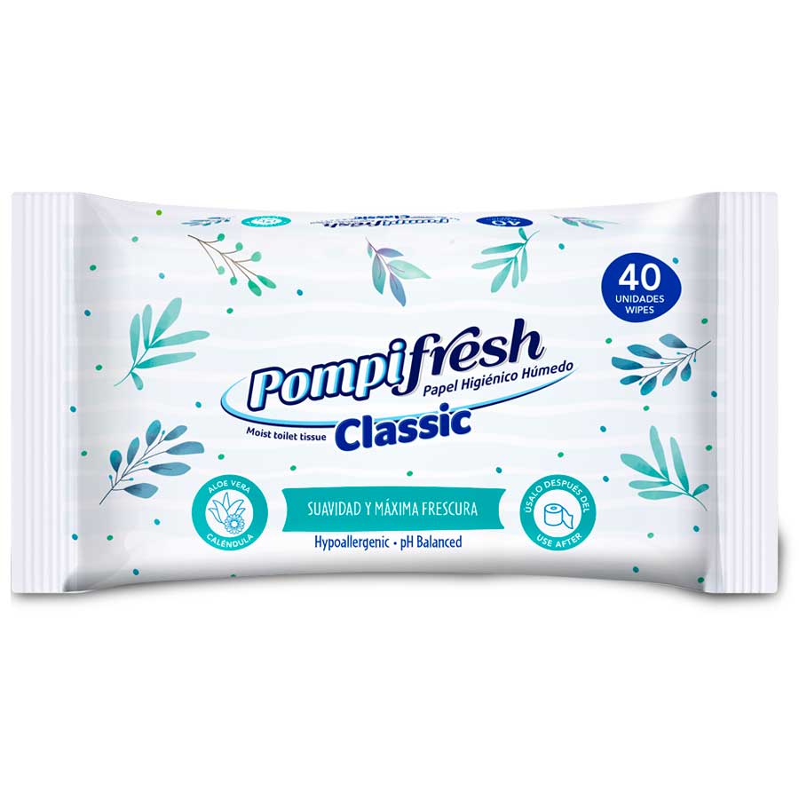  Papel Higiénico POMPIFRESH 40 unidades428453