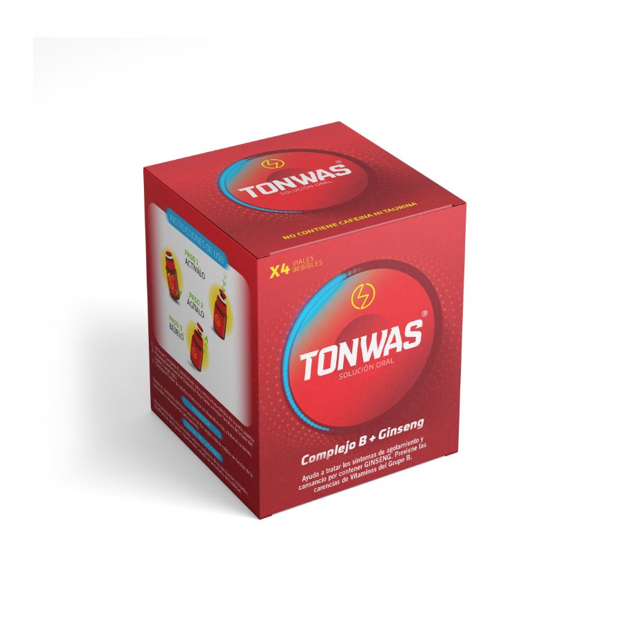  TON-WAS Ampolla Bebible x4  10 ml428525