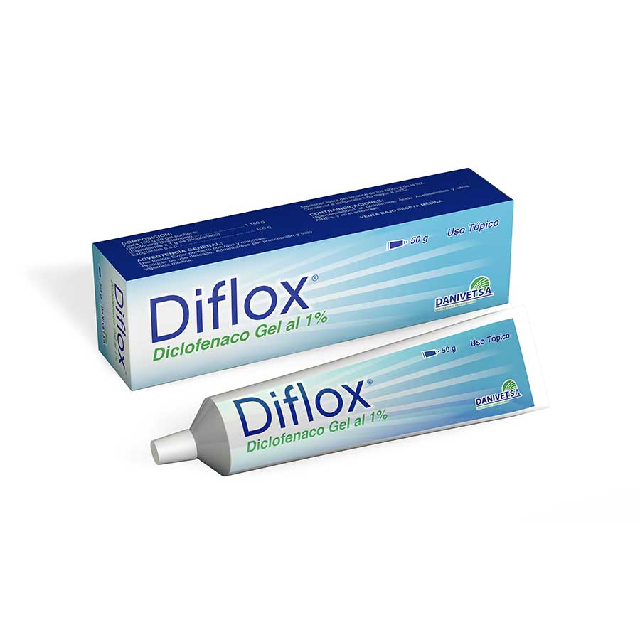  Antiinflamatorio No Esteroideo DIFLOX 1.160 g Gel 50 g428554