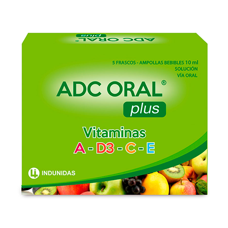 ADC-ORAL 10000UI INDUNIDAS Ampolla Bebible 428587