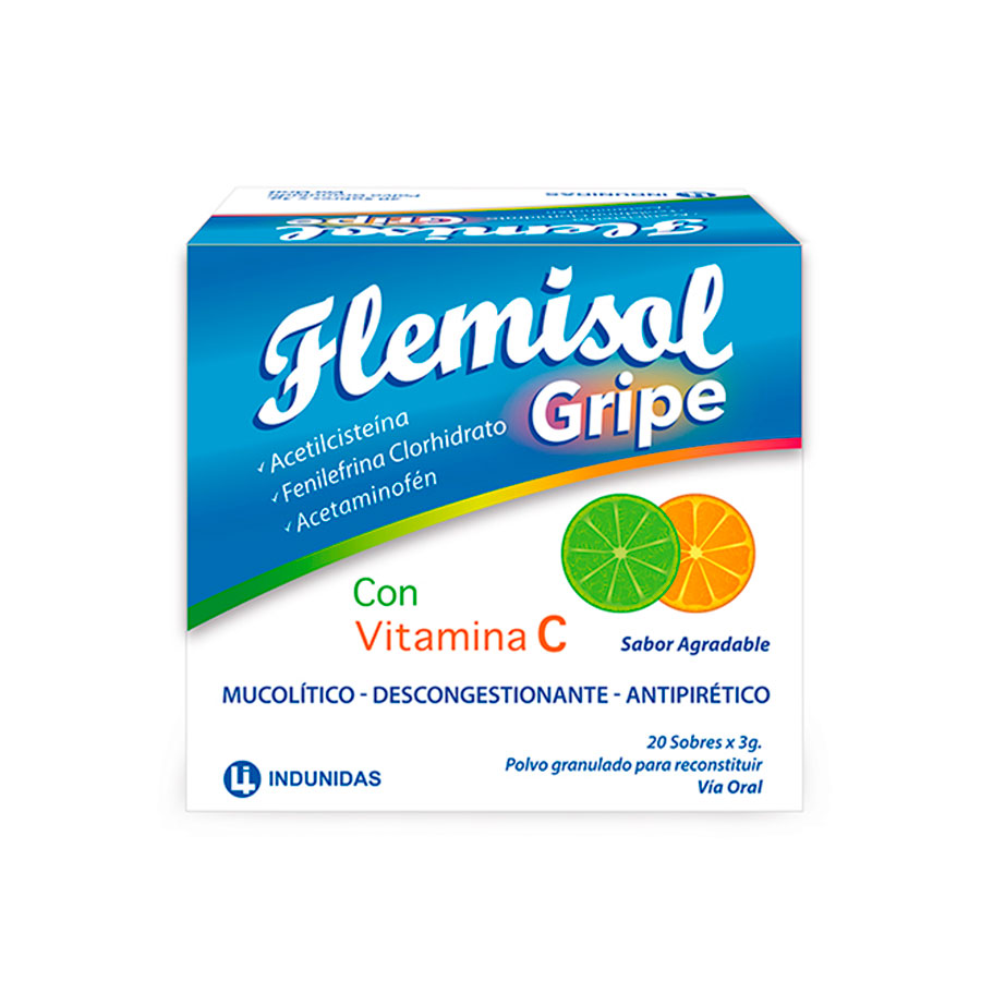 FLEMISOL 500/200MG INDUNIDAS en Polvo 428591