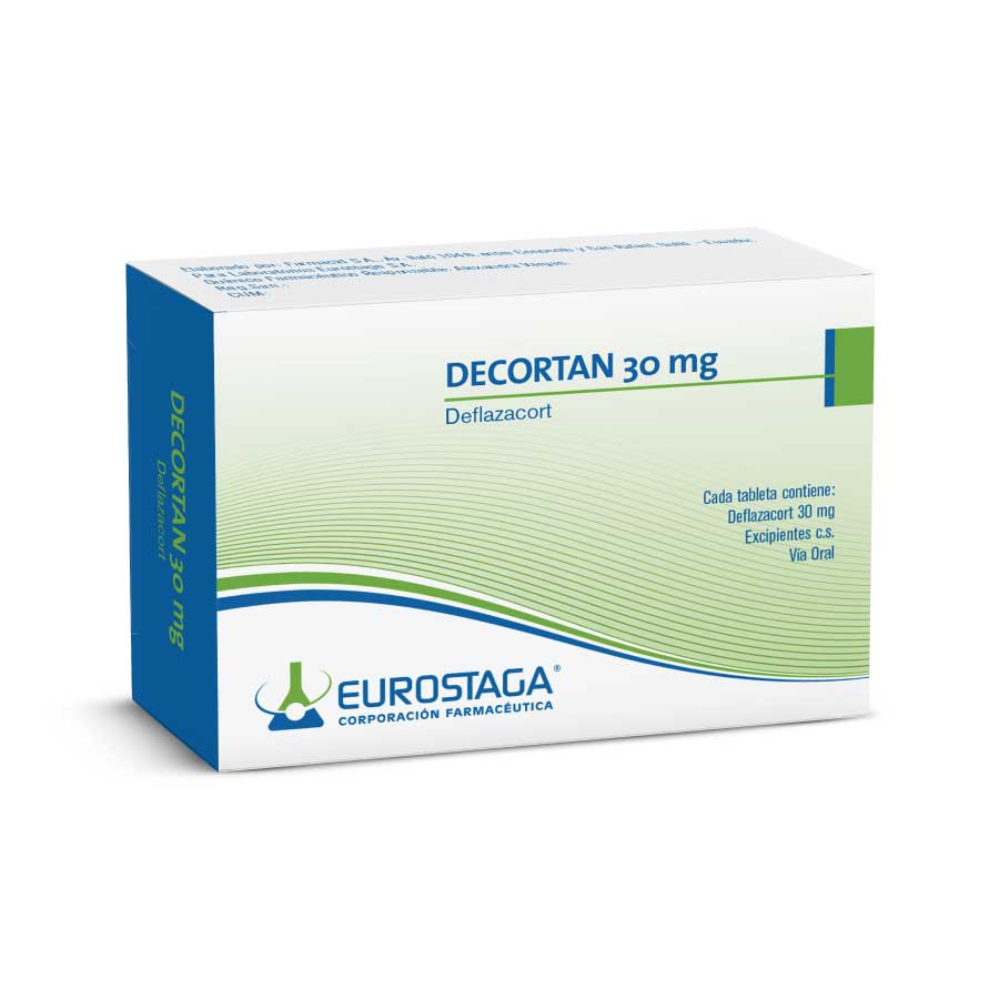 DECORTAN 30MG EUROSTAGA Comprimidos 428612