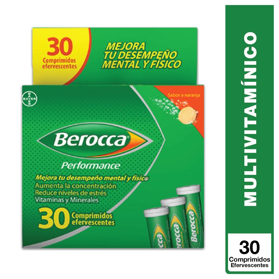  BEROCCA Performance Naranja x 30 comprimidos efervescentes428698