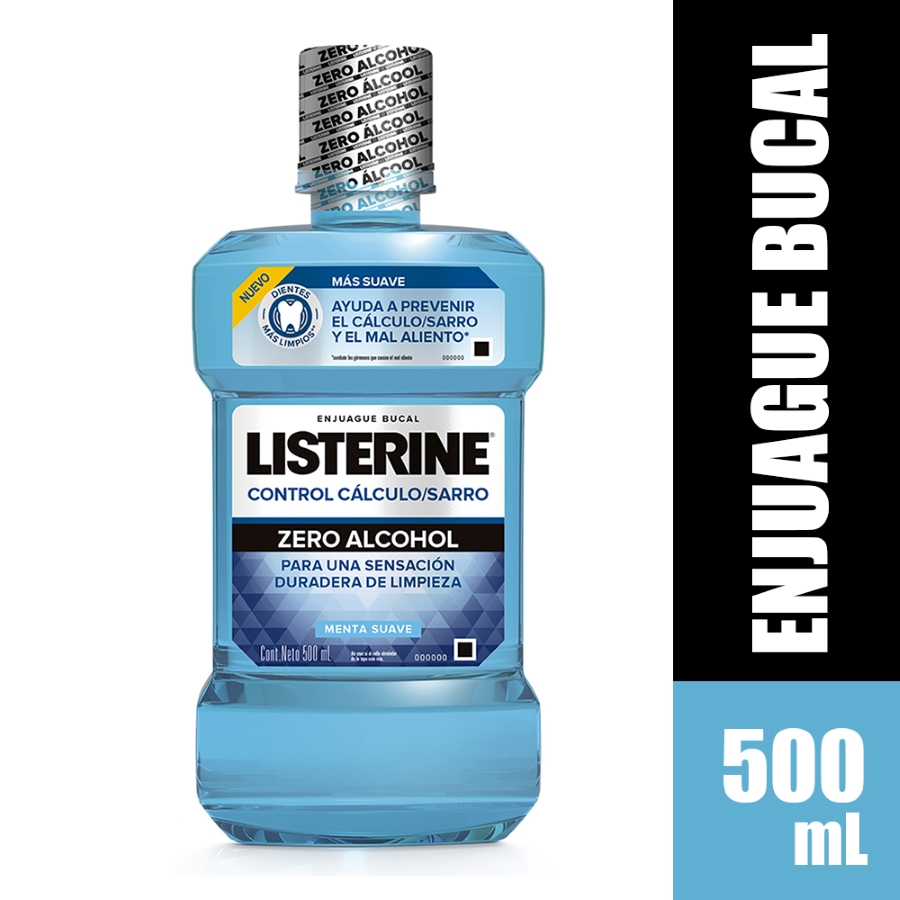  Enjuague Bucal LISTERINE Control Zero Alcohol 500 ml428706