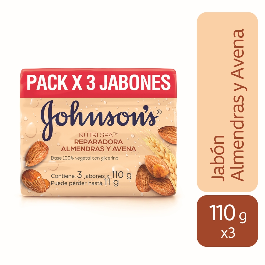  Jabón JOHNSON&JOHNSON Nutri Spa Almendras y Avena 330 gr428927