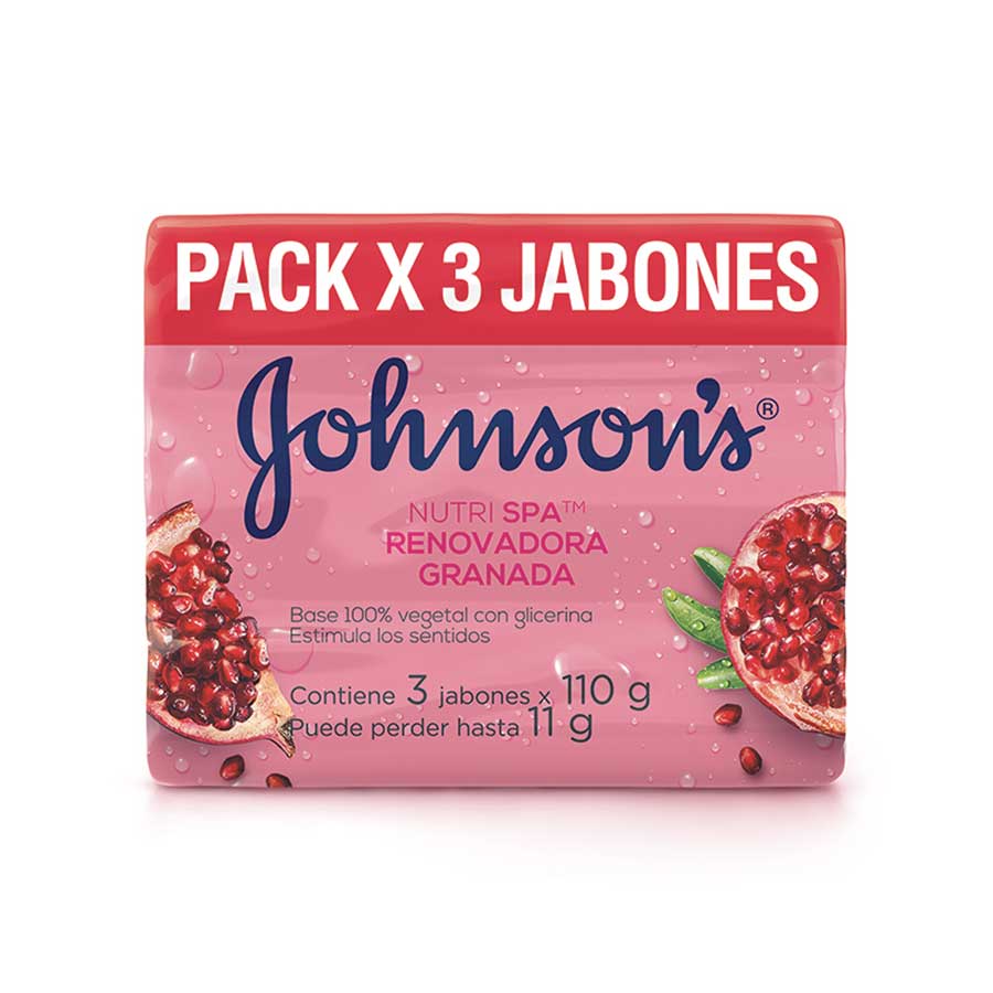  Jabón JOHNSON&JOHNSON Nutri Spa Granada y Uva 330 gr428928