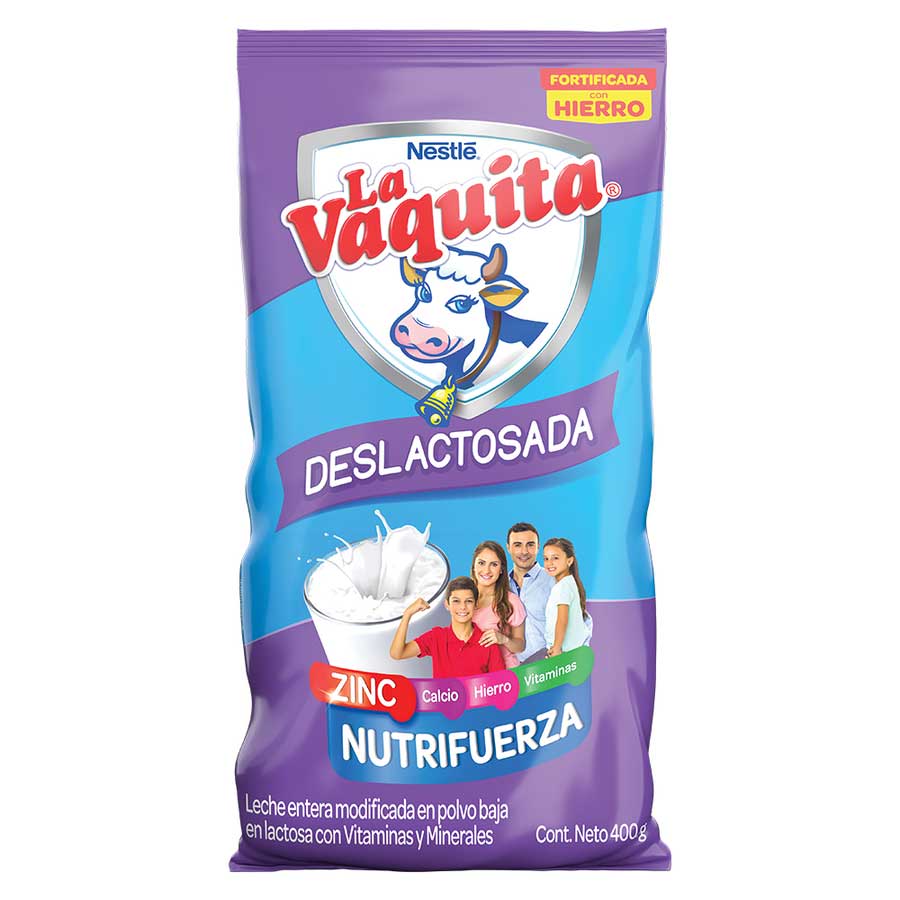  Leche LA VAQUITA Deslactosada 400 g428959