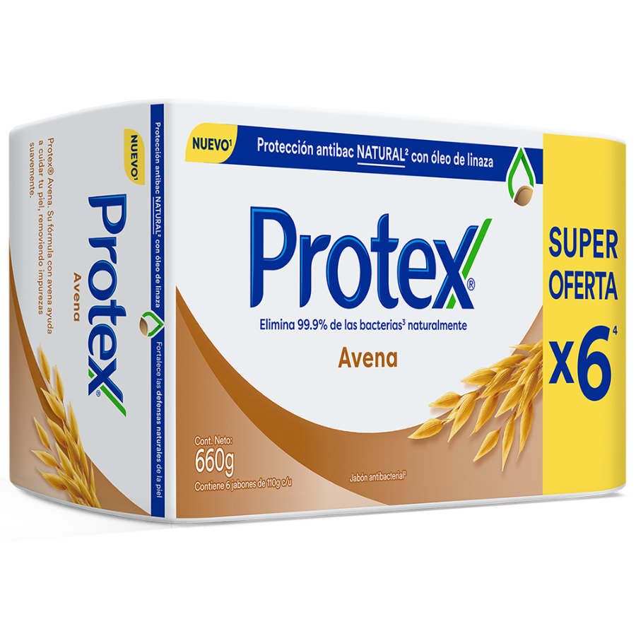  Jabón en Barra PROTEX Avena Antibacterial 6 unidades428961