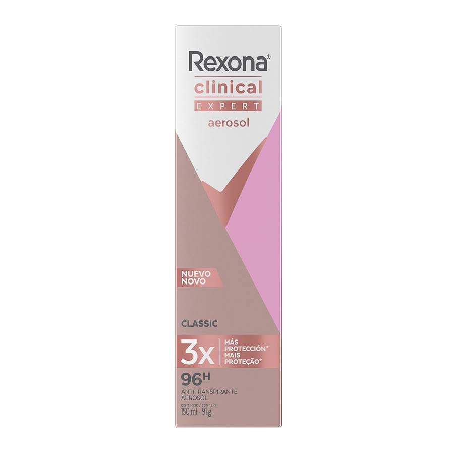  Desodorante Femenino REXONA Clinical Expert Classic Mujer Aerosol 150 ml428972