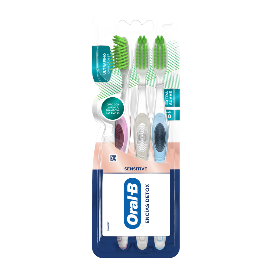  Cepillo Dental ORAL-B Encías Detox 3 unidades428995