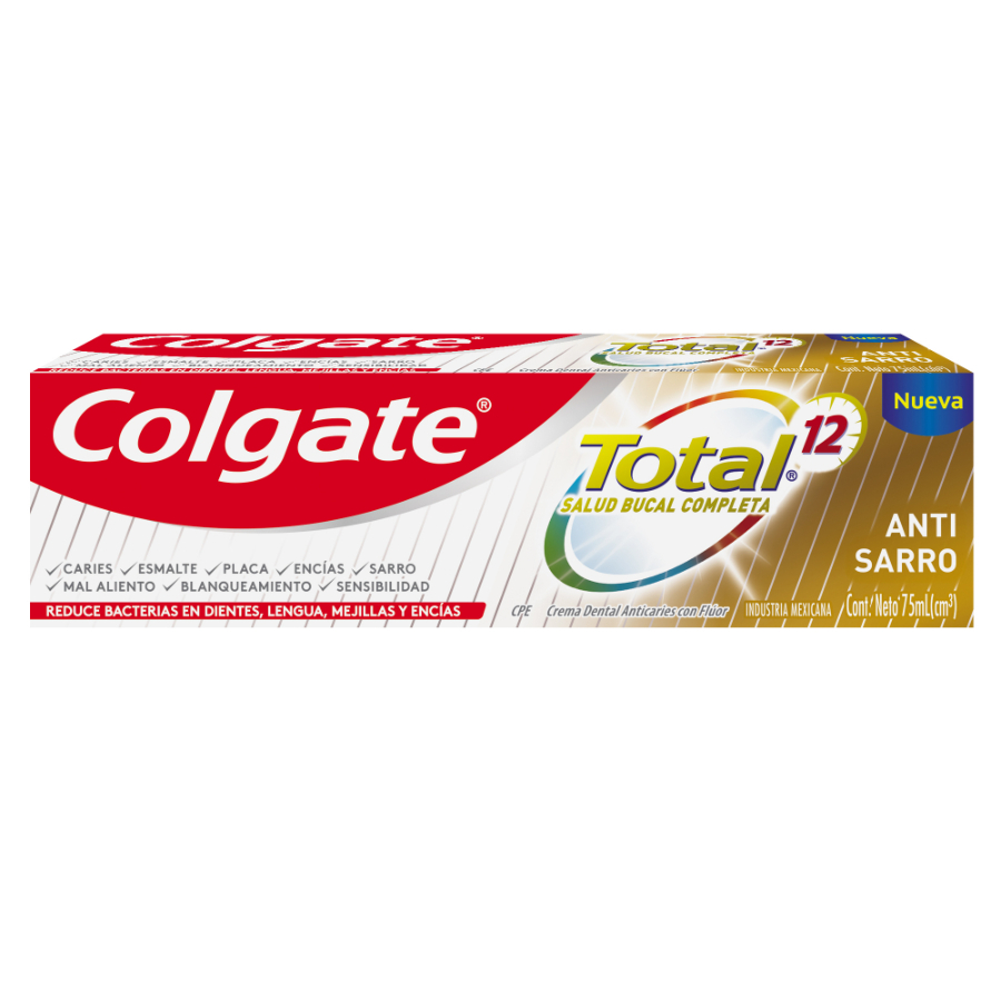  Pasta Dental COLGATE Total-12 Anti-sarro 75ml429069