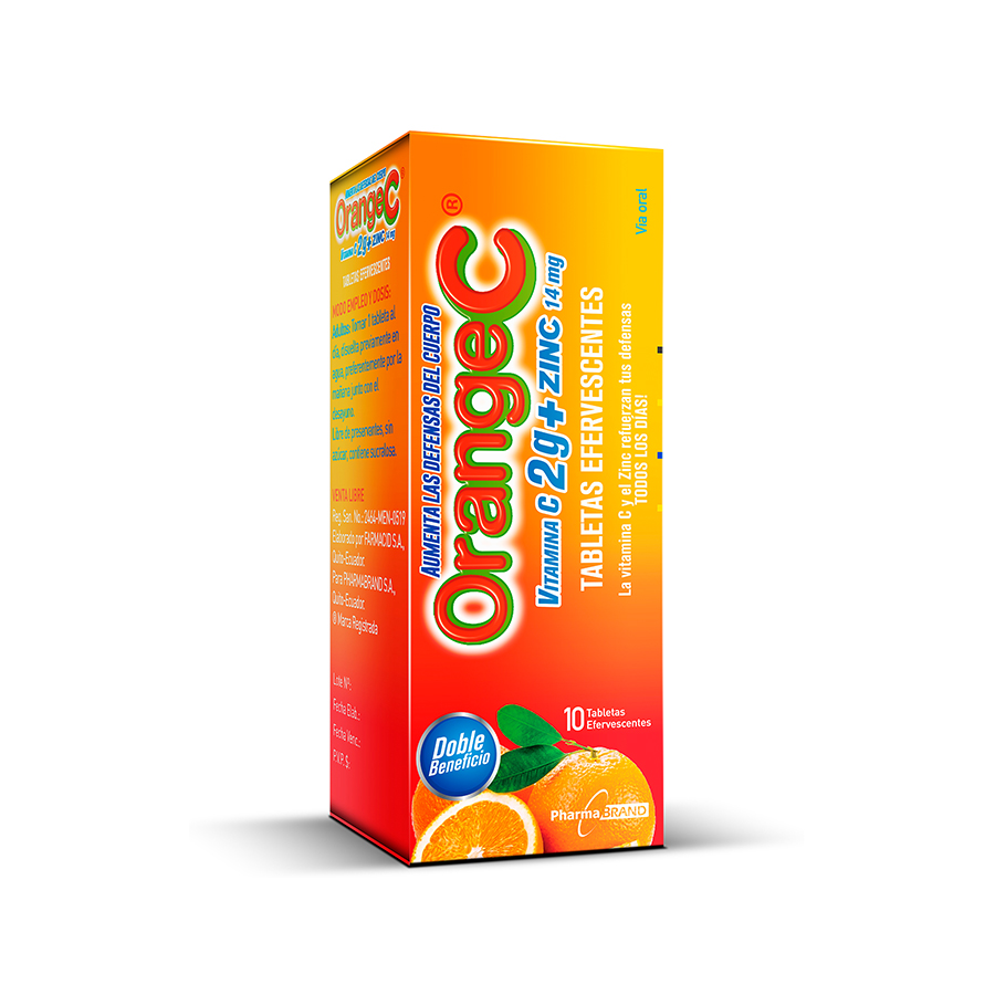  Vitamina C ORANGE C 14mg Tabletas Efervescentes 2grx10429123