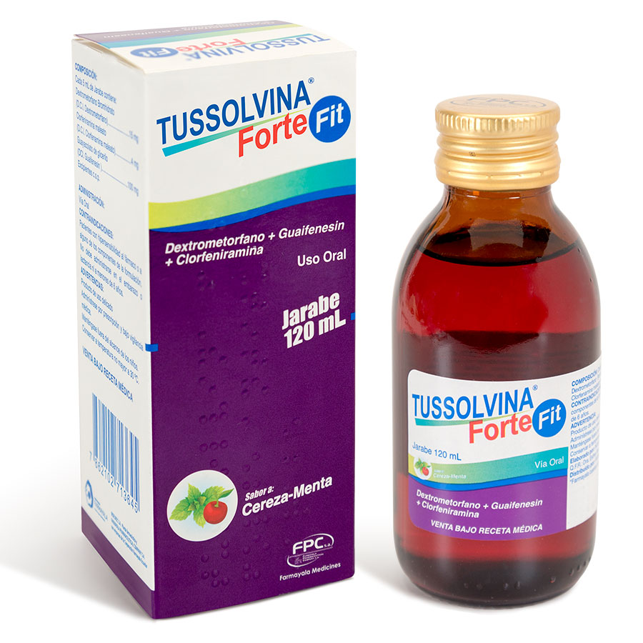 TUSSOLVINA 0.300/0.080G FARMAYALA - FARMAYALA Jarabe Forte Fit429185