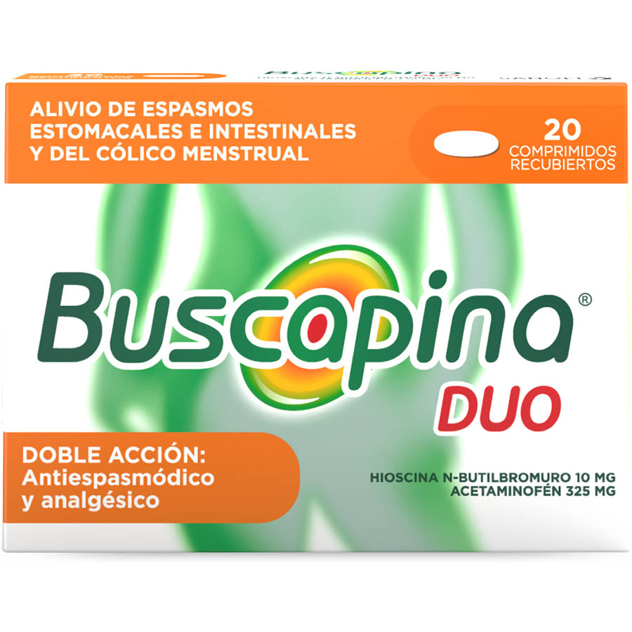  BUSCAPINA Duo 325/10mg Comprimidos recubiertos x 20429200