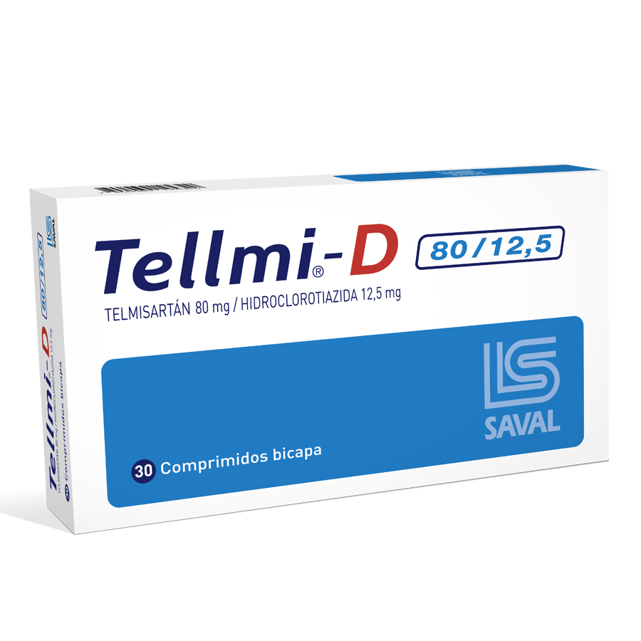 TELLMI 80/12.5MG ECUAQUIMICA - SAVAL Comprimidos 429226