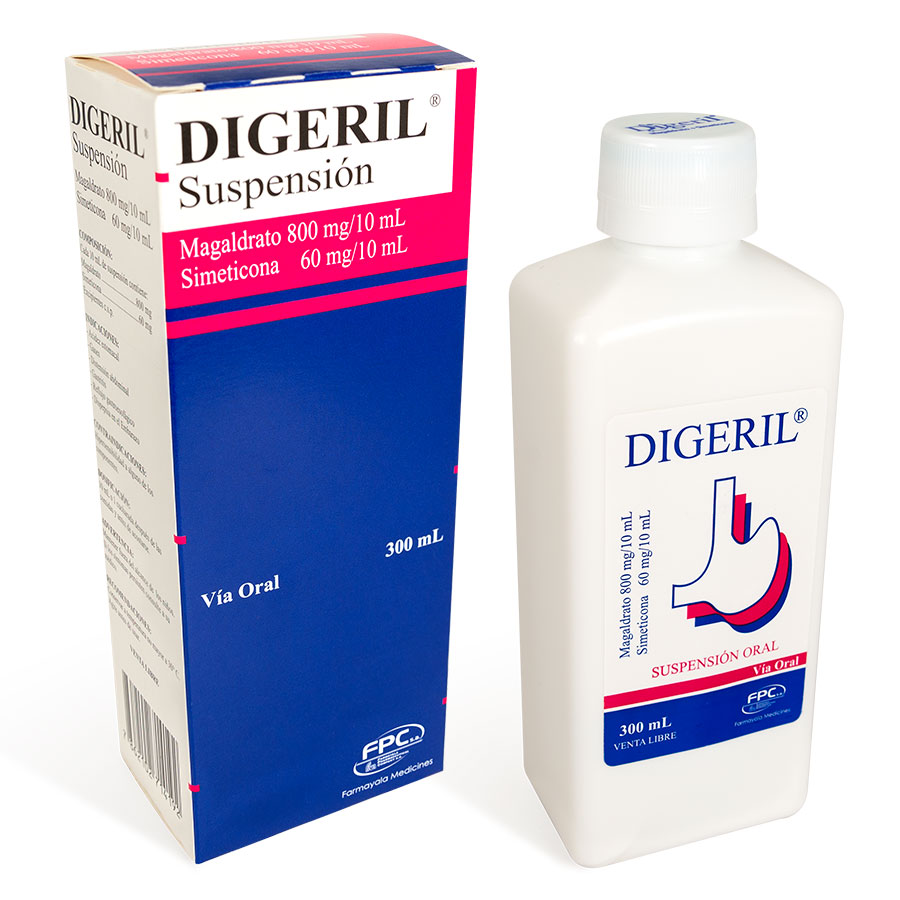  DIGERIL 800/60 mg Suspensión 300ml429230