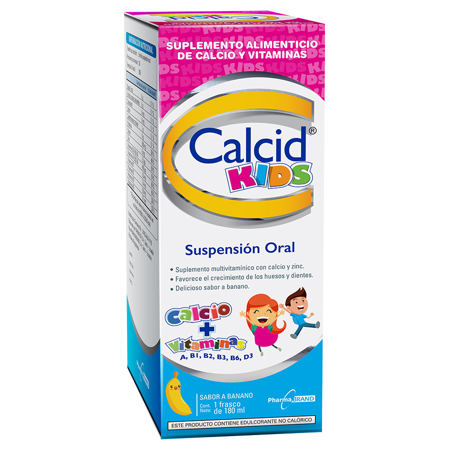  Multivitamínico CALCID Kids 380 mg Suspensión 180 ml429376