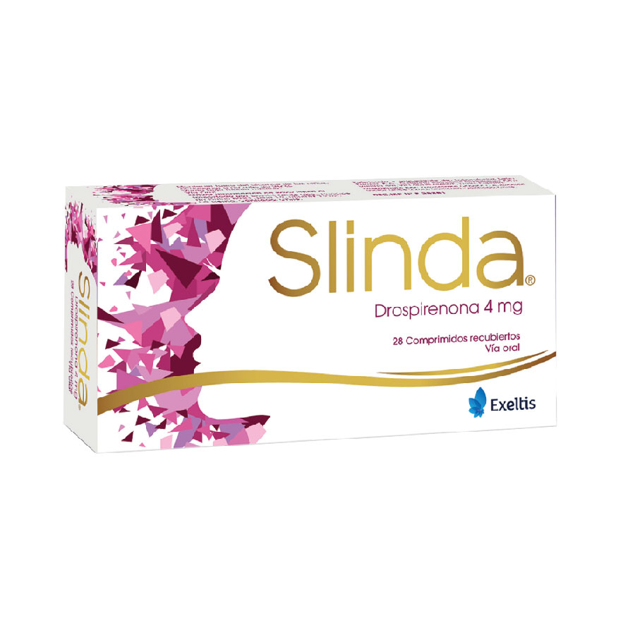 SLINDA 4MG EXELTISFARMA Comprimido Recubierto 429387