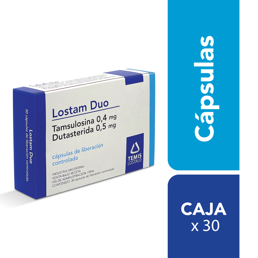 LOSTAM 0.5/0.4MG EUROSTAGA Cápsulas rigidas de liberación controlada 429393