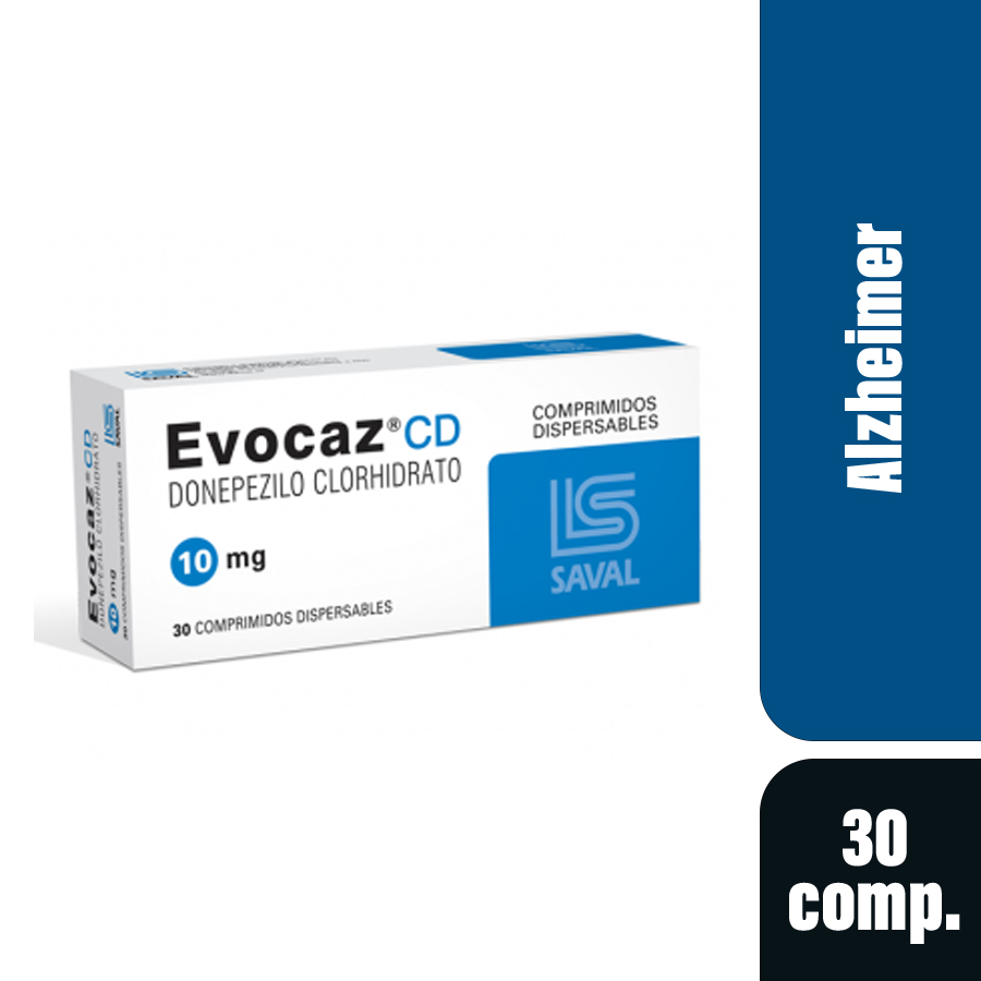 EVOCAZ 10MG ECUAQUIMICA - SAVAL Comprimidos 429399