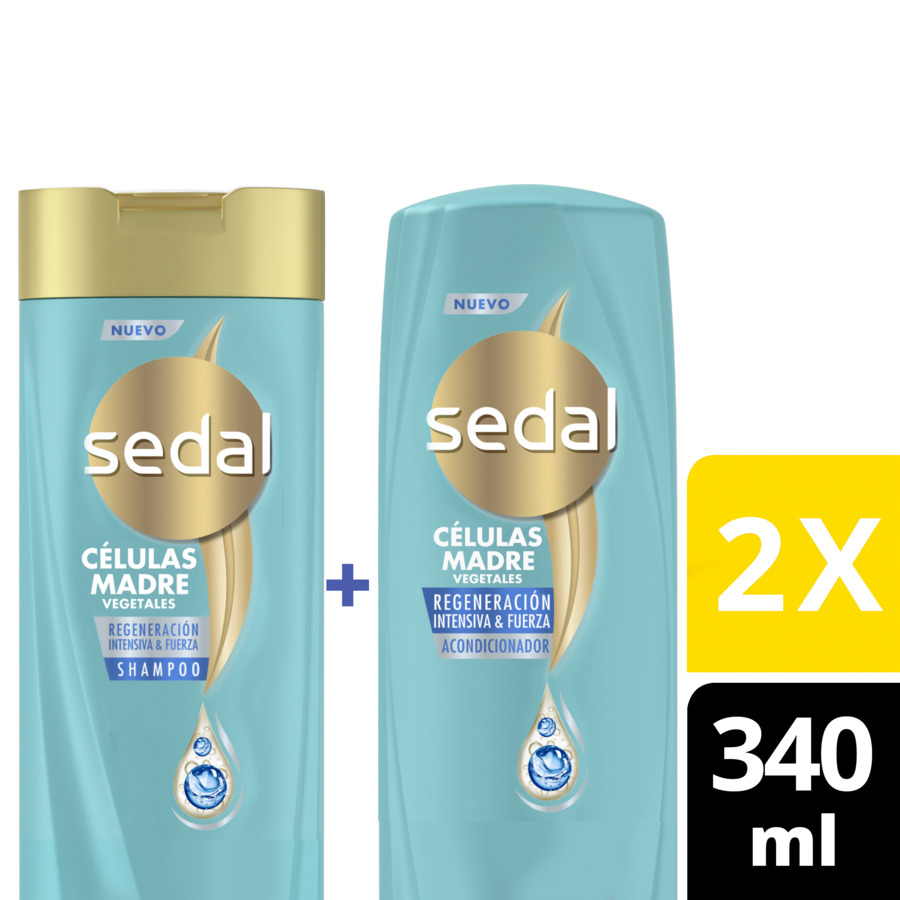  SEDAL Células Madres Vegetales Shampoo + Acondicionador 340 ml429550