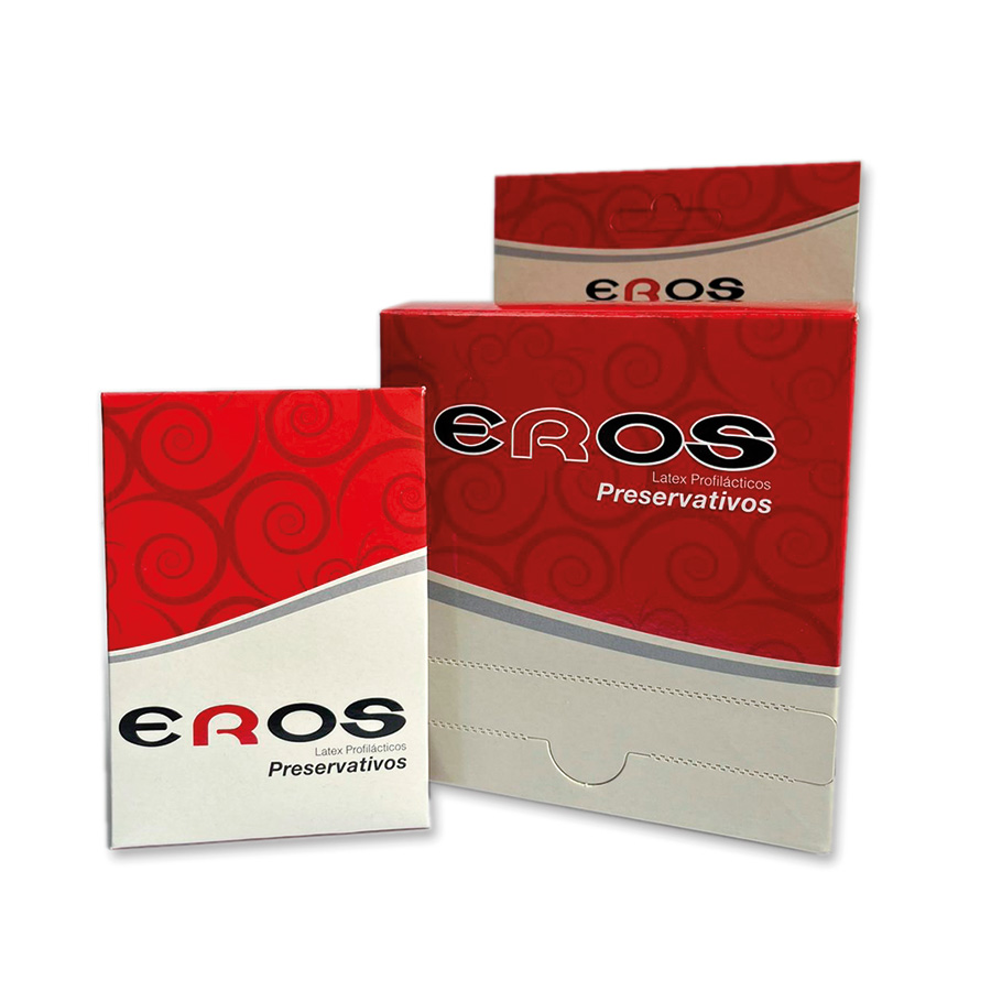  Preservativo EROS Tradicional dispensador 12 x 3429591