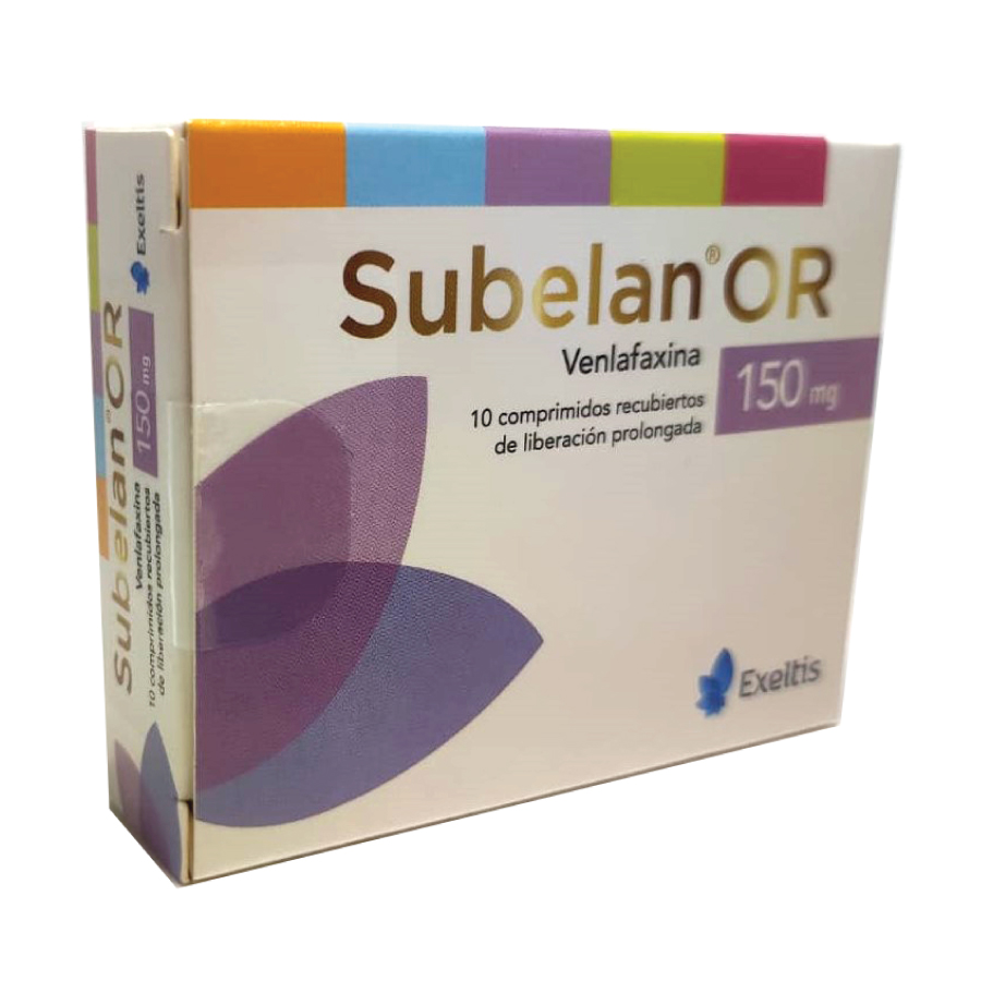 SUBELAN 150MG EXELTISFARMA Comprimido Recubierto Antidepresivo dual429675