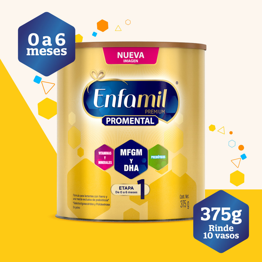 Fórmula infantil enfamil 1 premium dha lata de 375g 453696