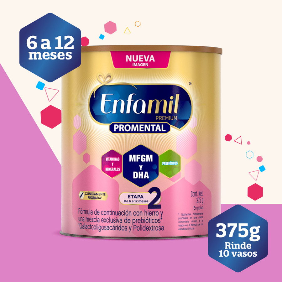 Fórmula infantil enfamil premium etapa 2 lata de 375g 453697