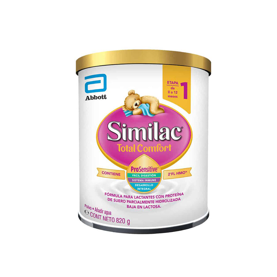 Fórmula infantil similac total comfort etapa i en polvo 820 g 454340