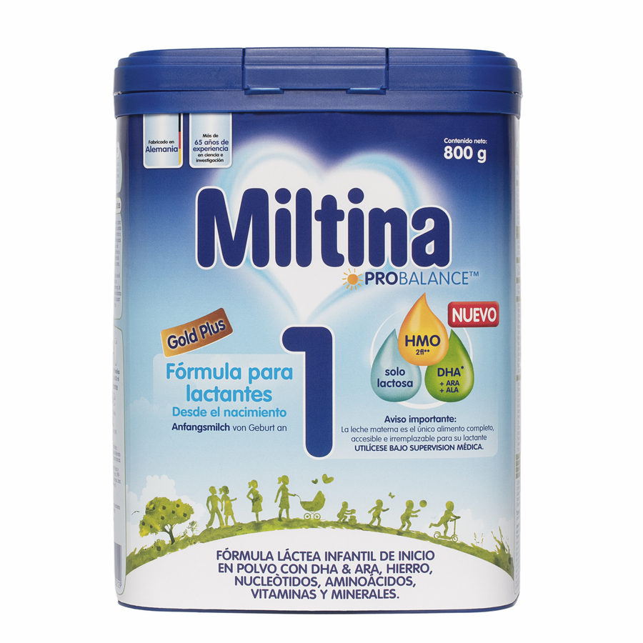 Fórmula infantil miltina 1 gold plus  800 gr 456433