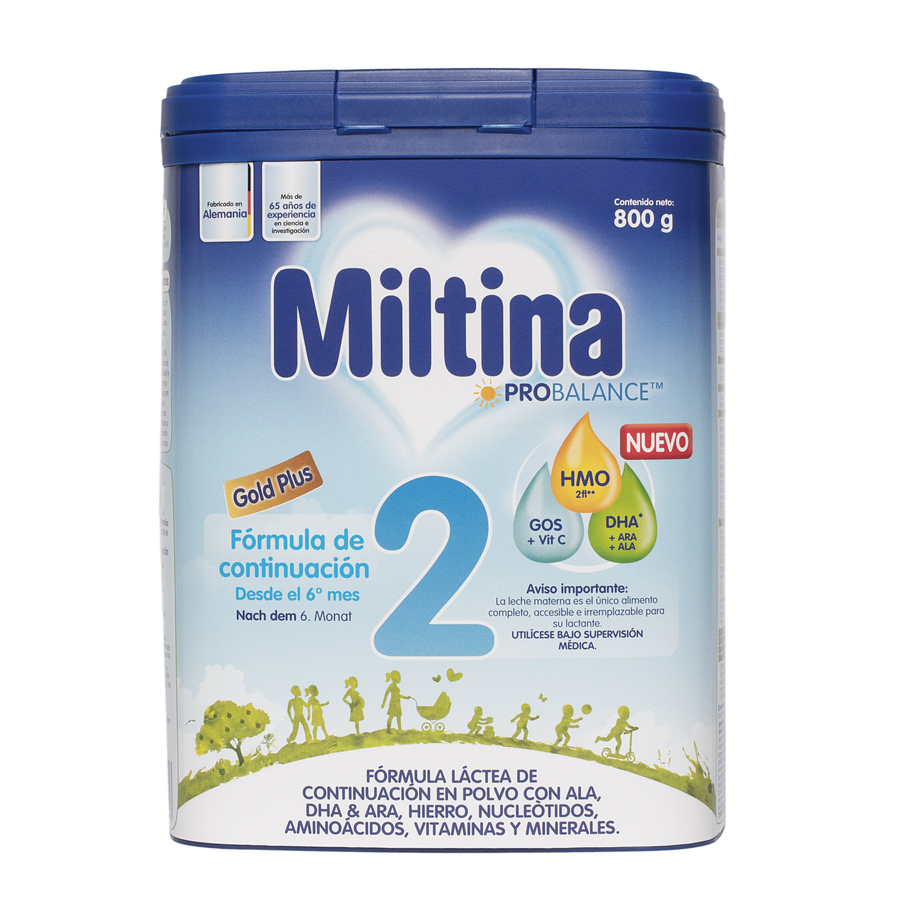 Fórmula infantil miltina  2 gold plus 800 gr 456434