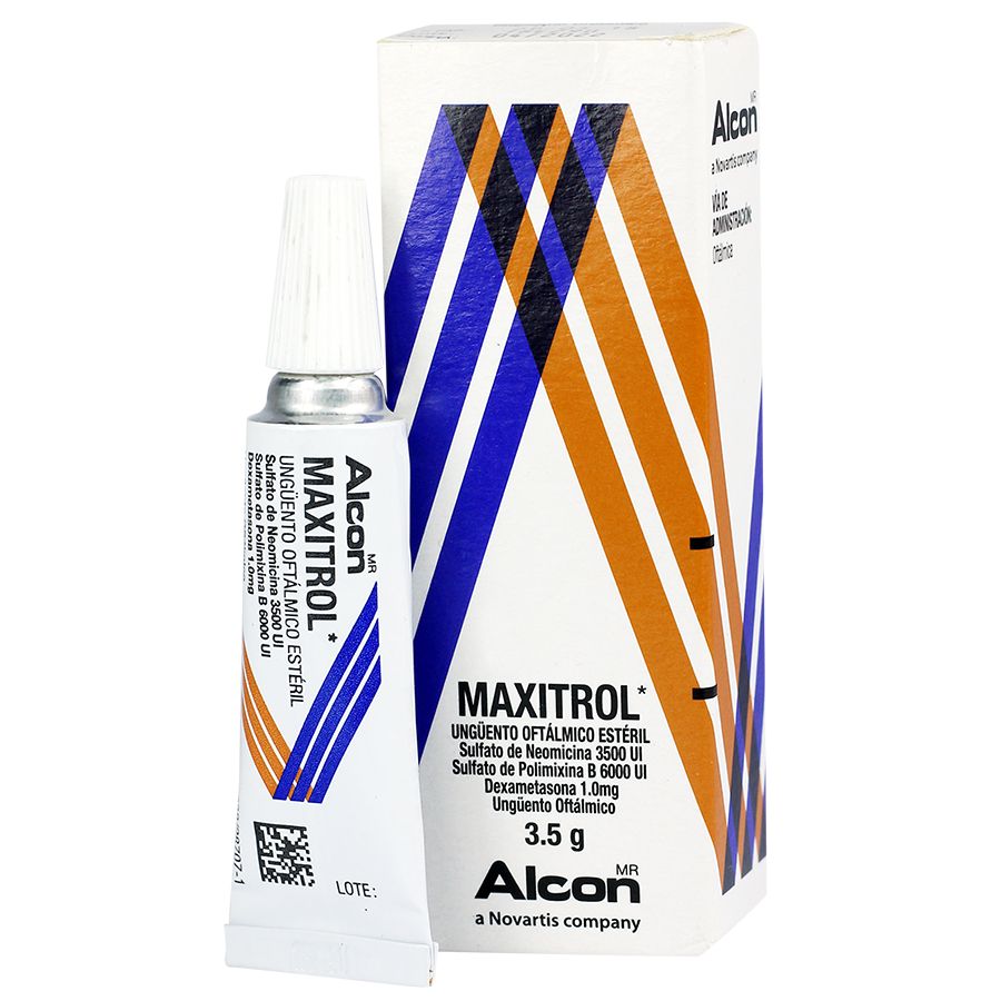 Maxitrol 1mg/3500ui dyvenpro especialidades ophta ungüento oftálmico 456923