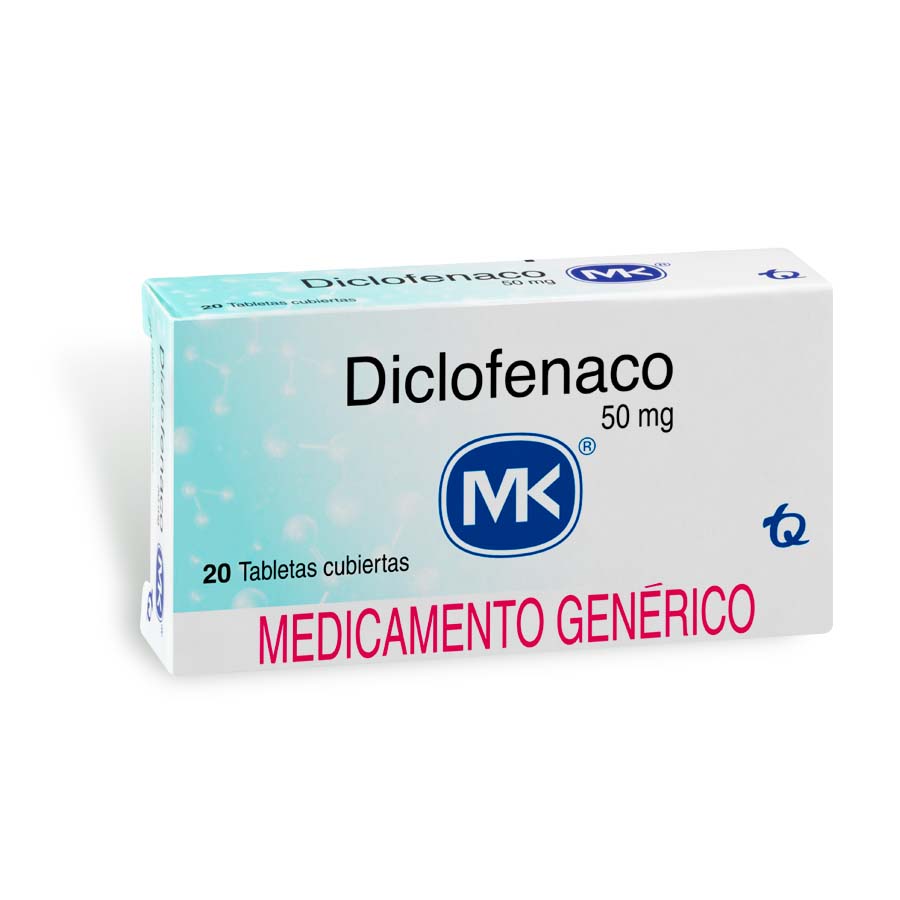 Diclofenaco sodico 50mg tecnoquimicas - genericos tableta 456926