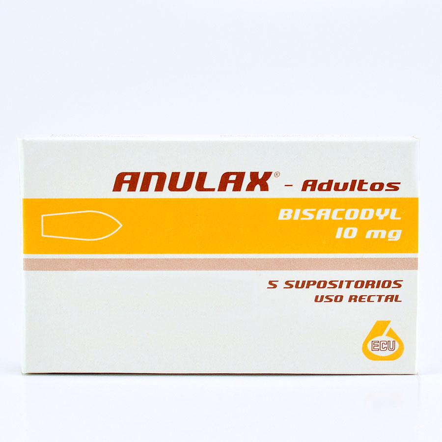 Anulax 10mg ecu supositorio adulto 457084