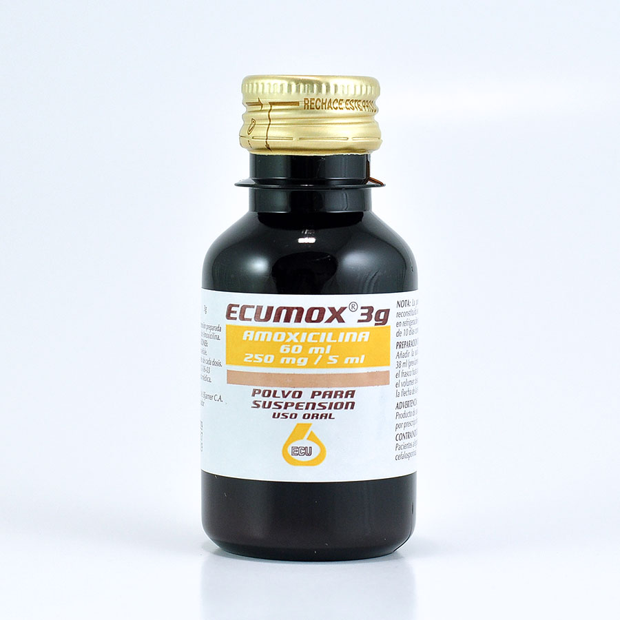 Ecumox 250mg/5ml ecu suspensión 457095