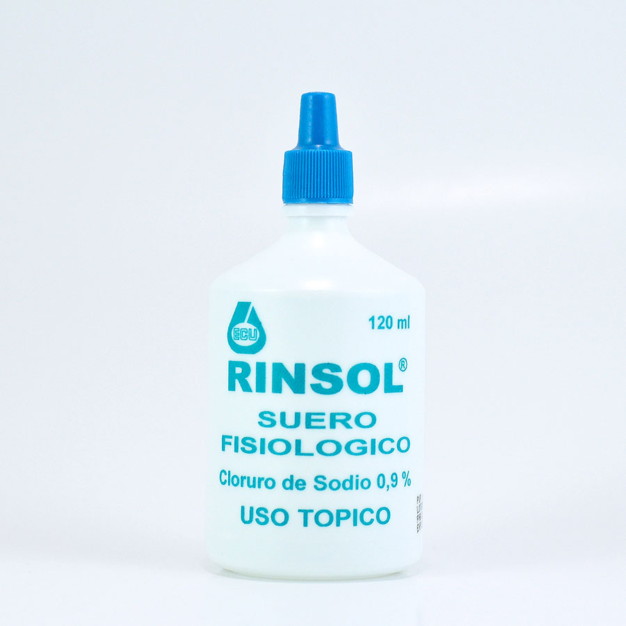 Solución salina rinsol 0.9 % en gotas 120 ml 457120