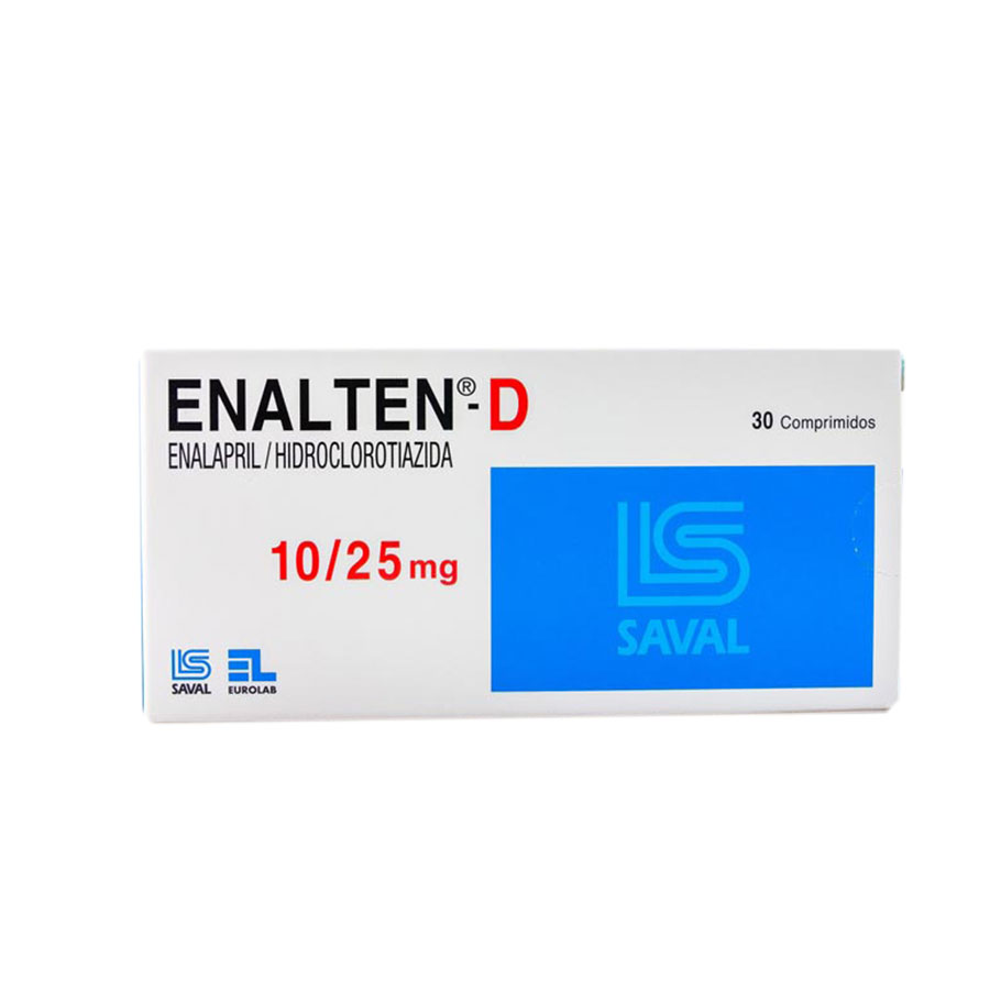 Enalten 10/25mg ecuaquimica - saval comprimidos 457224