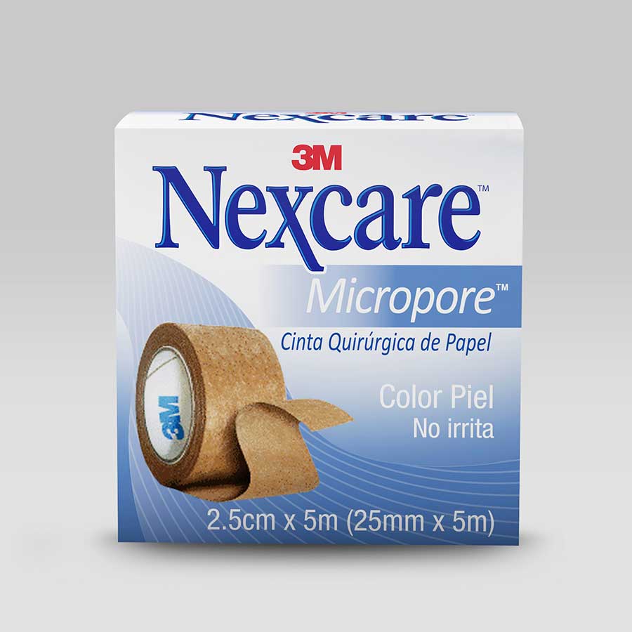 Esparadrapo micropore micropore color piel 25 mm x 5 m 457268